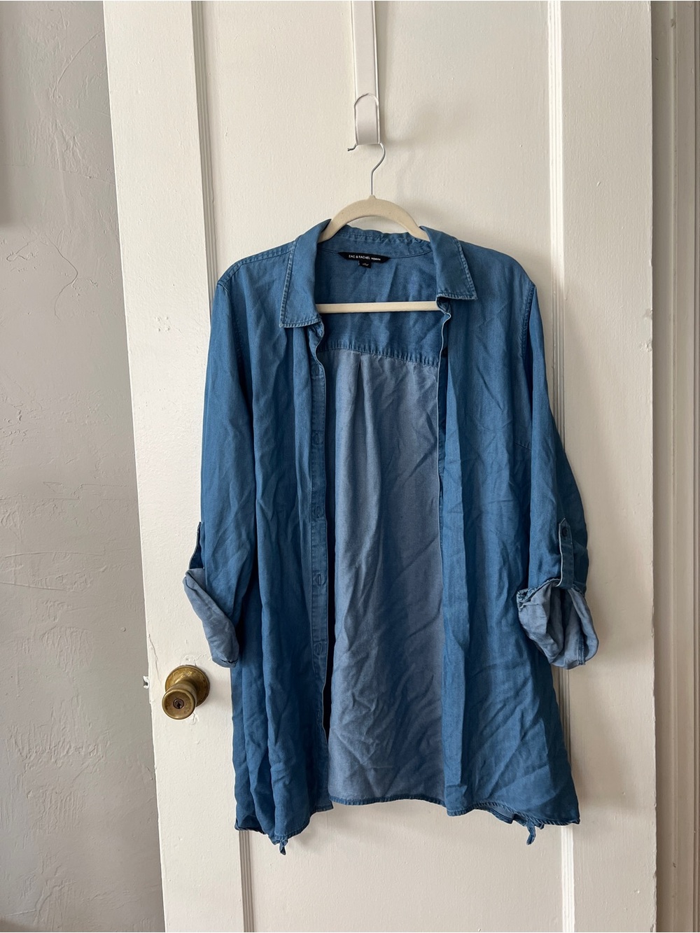 Zac & Rachel Blue Lightweight Tunic Shirt